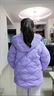 迪士尼（Disney）女童加絨加厚羽絨棉服冬裝新款兒童洋氣棉襖寶寶冬季外套保暖棉衣 綠色 90 曬單實(shí)拍圖