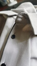 皮爾卡丹（pierre cardin）長(cháng)袖t恤男中青年上衣商務(wù)休閑翻領(lǐng)純色polo打底衫男裝 米杏 3XL 曬單實(shí)拍圖