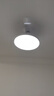 歐普（OPPLE）風(fēng)扇燈吊扇燈24瓦LED照明低噪音餐廳臥室吊燈燈具包安裝 冰風(fēng)白 曬單實(shí)拍圖