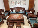 檀永林 紅木家具印尼黑酸枝 (學(xué)名:闊葉黃檀）實(shí)木沙發(fā) 中式大戶(hù)型沙發(fā) 別墅客廳家具 123-7件套定I金-付清尾款發(fā)貨 曬單實(shí)拍圖