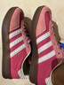 德訓鞋二代復古草莓男女平底鞋秋冬透氣休閑情侶板鞋 粉紅色 37 曬單實(shí)拍圖