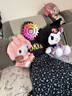 KUROMI15號酷庫洛米毛絨玩具娃娃抱枕七夕情人節(jié)禮物送女友生日禮物 曬單實拍圖