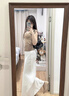 EXULL依思Q女士單鞋2025夏季新款時尚舒適簡約氣質(zhì)穿搭增高防滑法式裸色輕便 裸色 37 曬單實拍圖
