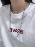 Amber Lollipop淡水珍珠項鏈女士高級感輕奢毛衣鏈生日七夕情人節(jié)禮物送女友老婆 金色 曬單實拍圖