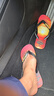 havaianas哈唯納Hype III沙灘男士人字拖夏季海邊戶(hù)外休閑涼拖鞋可外穿 6196-黑/桃 41-42 巴西碼 曬單實(shí)拍圖