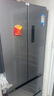 美的（Midea）【國(guó)家補(bǔ)貼至高20%】MR-417WFPE銀法式多門(mén)四開(kāi)門(mén)嵌入式60CM超薄嵌入式一級(jí)雙變頻家用電冰箱 MR-417WFPE 流蘇銀 曬單實(shí)拍圖