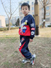 G.DUCKKIDS奧特曼衣服男童春裝運動(dòng)套裝2025款痞帥男孩春秋款兒童衛衣兩件套 藏青 120 cm 曬單實(shí)拍圖