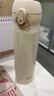 膳魔師（THERMOS）保溫杯316鋼500ml男女士兒童保冷水杯子JNL-500S象牙白 曬單實(shí)拍圖
