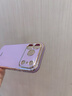 七龍適用蘋果17Promax手機殼新款鏡頭全包防摔iPhone17Pro保護套17純色硅膠帶掛繩女款輕奢高級感外殼 【粉色+掛繩】 iPhone 17 Pro Max 曬單實拍圖