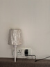 愛耐特?zé)o線插電床頭燈小夜燈插座式壁燈燈座家用臥室護眼燈罩起夜喂奶燈 遙控款-高亮 曬單實拍圖