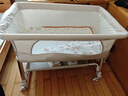 ANGI BABY嬰兒床多功能床折疊嬰兒床可移動(dòng)0-3歲嬰兒護(hù)理臺(tái)新生兒拼接大床 卡其色【護(hù)理臺(tái)+蚊帳+收納籃】 曬單實(shí)拍圖