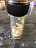 希樂(lè )（cille）茶水分離玻璃杯男士泡茶杯子禮物高硼硅雙層商務(wù)茶水杯 曬單實(shí)拍圖