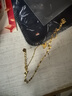 中國黃金（CHINA GOLD）雙層蝴蝶黃金手鏈女999足金手鏈金首飾七夕情人節(jié)禮物送女友老婆 足金手鏈約2.5g【甄選禮盒】 曬單實拍圖