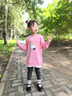 史努比（SNOOPY）童裝女童套裝兒童衛(wèi)衣打底褲兩件套女孩休閑外出衣服春季 曬單實(shí)拍圖