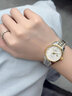 瑞士正品Longines浪琴女士手表全自動機(jī)械表防水夜光鑲鉆奢華女表 間金白面 30mm 送皮帶+手鏈 曬單實拍圖