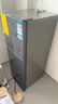 奧克斯110升一級能效雙門(mén)小戶(hù)型迷你小電冰箱家用宿舍租房辦公室節能省電低噪冷凍冷藏兩用BCD-110K118L 曬單實(shí)拍圖