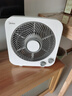 美的（Midea）電風(fēng)扇 家用臺(tái)式桌面小風(fēng)扇鴻運(yùn)扇宿舍臥室節(jié)能電扇臺(tái)扇轉(zhuǎn)頁扇輕音低噪五葉風(fēng)扇 KYT25-22MW 曬單實(shí)拍圖
