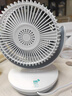 夏普（SHARP)小風(fēng)鈴空氣循環(huán)扇電風(fēng)扇家用小型桌面臺(tái)式宿舍臥室辦公室靜輕音抑菌扇葉搖頭臺(tái)扇PJ-CA230B-A 曬單實(shí)拍圖