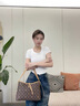 金狐貍（FOXER）2025新款女士包包女包輕奢大容量單肩斜挎包生日禮物送老婆女友 啡色 曬單實(shí)拍圖