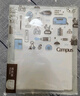 國譽（KOKUYO）B5/40張/8mm橫線eric 聯(lián)名系列campus緊湊型八孔活頁本大容量棕色1本W(wǎng)SG-RU8MP11-2 曬單實拍圖