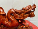 菲斯鉑亞金絲楠木大型根雕擺件雕刻工藝品招財龍落地家居開(kāi)業(yè)送禮生意興隆 巴花（龍騰盛世）長(cháng)113寬20高52 曬單實(shí)拍圖