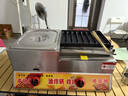 旭安新款擺攤商用油炸一體機淀粉腸脆皮烤腸漢堡章魚(yú)熱狗鵪鶉蛋鳥(niǎo)蛋鐵板組合機 加厚烤腸＋關(guān)東煮 曬單實(shí)拍圖