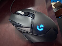 羅技（G）G502 HERO游戲鼠標(biāo) 電競(jìng)有線鼠標(biāo) 吃雞鼠標(biāo)RGB帶配重宏編程機(jī)械usb鼠標(biāo)電腦英雄聯(lián)盟csgo送男友 G502 HERO黑色 曬單實(shí)拍圖