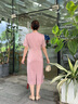 紫魅俏2025年春夏短袖高端媽媽婚宴裝喜婆婆參加結(jié)婚宴會(huì)禮服洋氣連衣裙 棗紅色 L (建議105-115斤) 曬單實(shí)拍圖