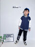 小豬班納兒童棒球服2025新款男童外套春秋款復(fù)古潮流衣服女童秋裝運(yùn)動(dòng)上衣 黑/X機(jī)甲頭白 130 【建議體重46-56】 曬單實(shí)拍圖