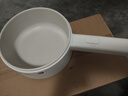 美的（Midea）電煮鍋 小電鍋 電蒸鍋 長(cháng)柄 宿舍小鍋 多功能輔食鍋 學(xué)生宿舍泡面XZE2017 1.6L配蒸籠【國家補貼】 曬單實(shí)拍圖