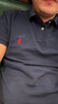 Polo Ralph Lauren 拉夫勞倫【七夕禮物】男裝 經(jīng)典款修身網(wǎng)眼布短袖網(wǎng)球衫RL13503 400-藍色 S 曬單實拍圖