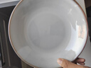 宜家（IKEA）格拉德里石瓷碗碟盤盆餐具組合灰色多尺寸現(xiàn)代簡約北歐風 深盤灰色21cm 曬單實拍圖