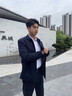 杉杉男士翻領(lǐng)夾克春秋新款休閑外套耐磨耐穿中年行政夾克爸爸裝干部裝 曬單實(shí)拍圖