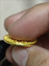 潮宏基足金古法黃金項鏈女七夕禮物計價 傳家寶 XXG30001253 約7.15g 曬單實(shí)拍圖