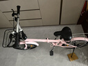 永久（FOREVER）自行車(chē)折疊自行車(chē)成人折疊自行車(chē) 超輕放后備箱折疊車(chē)自行車(chē)女士 標配女神粉|單速+輻條輪+禮包 20寸|充氣胎|身高135-175cm 曬單實(shí)拍圖