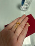 喜上眉梢喜飾黃金古法金珠999足金散珠硬金光面磨砂轉(zhuǎn)運(yùn)珠路路通圣誕禮物 4mm 重版光珠三顆 0.6g 曬單實(shí)拍圖