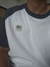 安踏（ANTA）遮熱涼感T | 潮流運動(dòng)復古短T25年男子短袖針織衫T恤152528141 雪花白-1 XL (男180) 曬單實(shí)拍圖