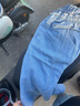 2025男士牛仔短褲夏季薄款寬松直筒韓版休閑過膝馬褲七分中褲KXW 【高端彈力品質】藍色 XL 【115-125斤】 曬單實拍圖
