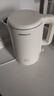 九陽(yáng)（Joyoung）熱水壺燒水壺電水壺1.5L大容量  316L不銹鋼內膽 雙層隔熱  0膠水壺K15FD-W170 曬單實(shí)拍圖