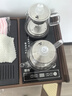 木馬人移動(dòng)茶桌家用小茶臺(tái)竹木茶車茶幾茶具套裝自動(dòng)燒水壺一體茶水柜 烏金石面板*80長+煮茶電器+茶具 曬單實(shí)拍圖