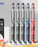 百樂(lè )（PILOT）P500中性筆水筆0.5直液式走珠筆簽字筆學(xué)生文具套裝辦公用品刷題筆高顏值（3黑1藍1紅）5支裝 曬單實(shí)拍圖