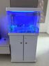 博宇（BOYU）生態(tài)金魚缸變色燈光水族箱 客廳桌面超白玻璃魚缸辦公室懶人魚缸 白帶柜60長(zhǎng)32寬122高 智能液顯變色 魚缸標(biāo)配+造景套餐 曬單實(shí)拍圖
