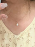 Grace Girl18K金鉆石項(xiàng)鏈女星星玫瑰輕奢小眾彩金吊墜送女友生日禮物情人節(jié) 18K金鉆石星玫之戀項(xiàng)鏈+輕奢禮盒 曬單實(shí)拍圖
