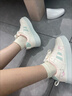 回力四季板鞋2025新款秋季女款原創(chuàng)小眾百搭小白鞋校園巨好看的鞋子運(yùn)動(dòng)鞋 青色 35 曬單實(shí)拍圖