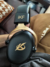 iKF V11 Max【京東獨(dú)家】四模游戲耳機(jī)頭戴式無線電競(jìng)7.1藍(lán)牙有線FPS專用辨位三角洲無畏契約 黑金色 曬單實(shí)拍圖