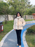 雅鹿羽絨服男女短款2025秋冬新款休閑情侶高密連帽防風加厚保暖外套 黑色 XL 180【推薦140-155斤】 曬單實拍圖