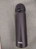 膳魔師（THERMOS）保溫杯316鋼500ml男女士兒童水杯七夕節(jié)教師節(jié)禮物JNL-500S暗夜黑 曬單實(shí)拍圖