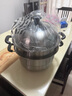 九陽（Joyoung）蒸鍋不銹鋼雙層蒸鍋蒸魚蒸饅頭包子家用不銹鋼蒸蒸籠大容量28CM 曬單實拍圖