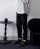 哈森【頭層牛皮】旋鈕扣皮鞋男鞋秋季2025新款商務休閑鞋男真皮皮鞋黑色41 (255mm) 曬單實拍圖