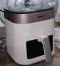 美的（Midea）空氣炸鍋免翻面 智能電子觸控 可視大視窗 家用實(shí)用大容量6.5L 空氣炸鍋微波爐烤箱一體機(jī) KZC6517 曬單實(shí)拍圖
